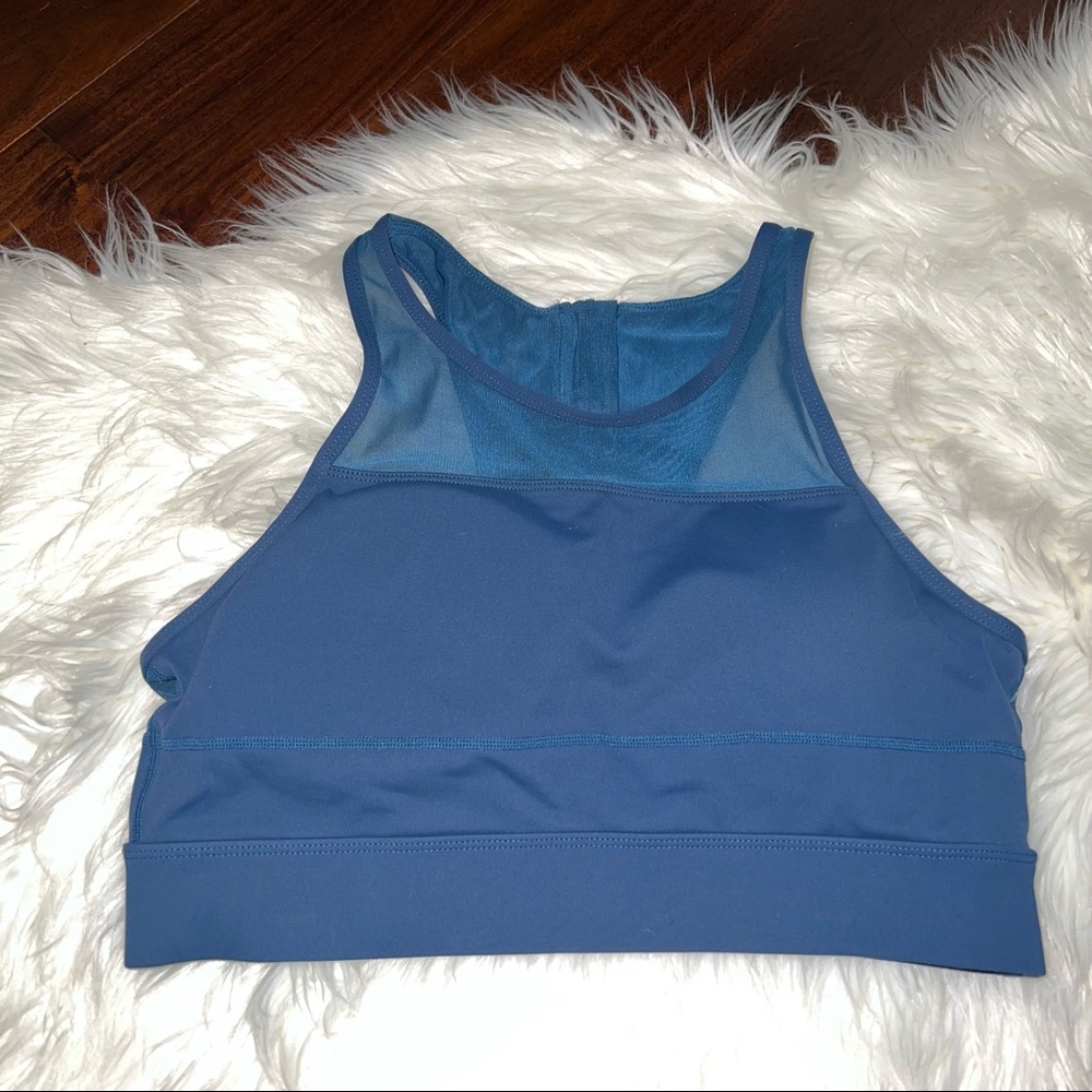 Ziya Active Sports Bra Racerback Blue Size XL